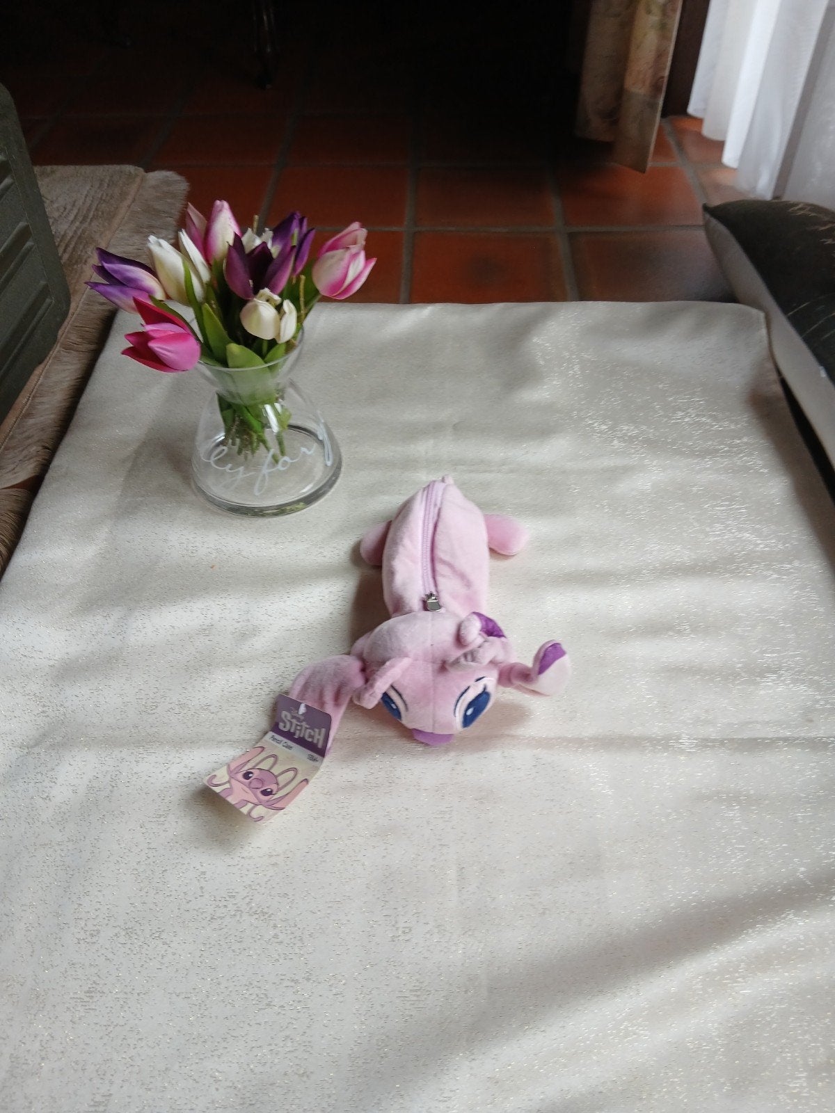 Disney Angel (Lilo & Stitch) pluche etui/pennenzak – nieuw m, Kinderen en Baby's, Speelgoed | Knuffels en Pluche, Disney, Ophalen of Verzenden