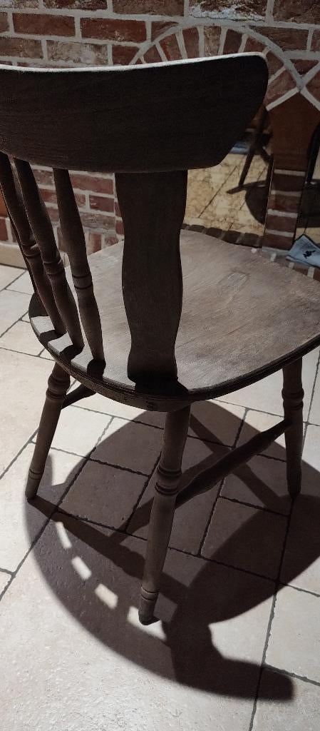 Stoel (oude café stoelen), Huis en Inrichting, Ophalen, Gebruikt, Bruin, Vijf, Zes of meer stoelen