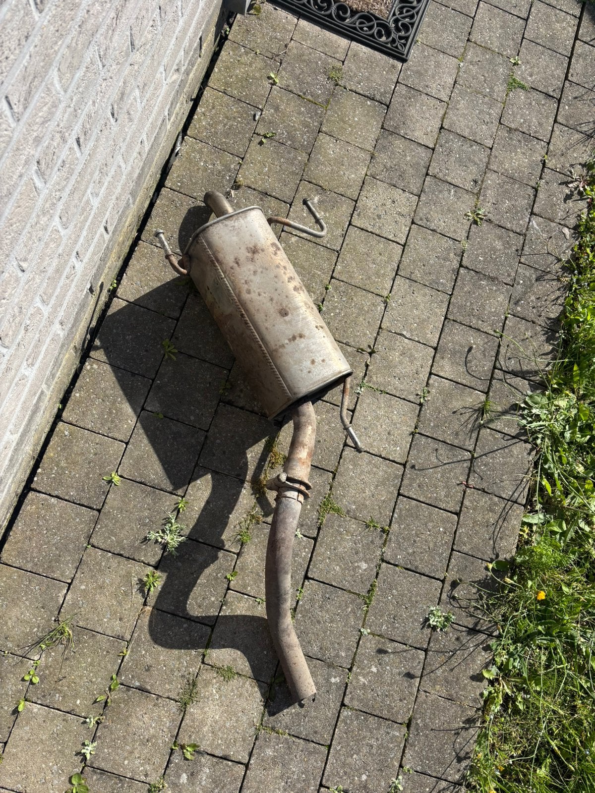 Uitlaatpot opel corsa c 1.2 benzine, Auto-onderdelen, Uitlaatsystemen, Ophalen, Opel