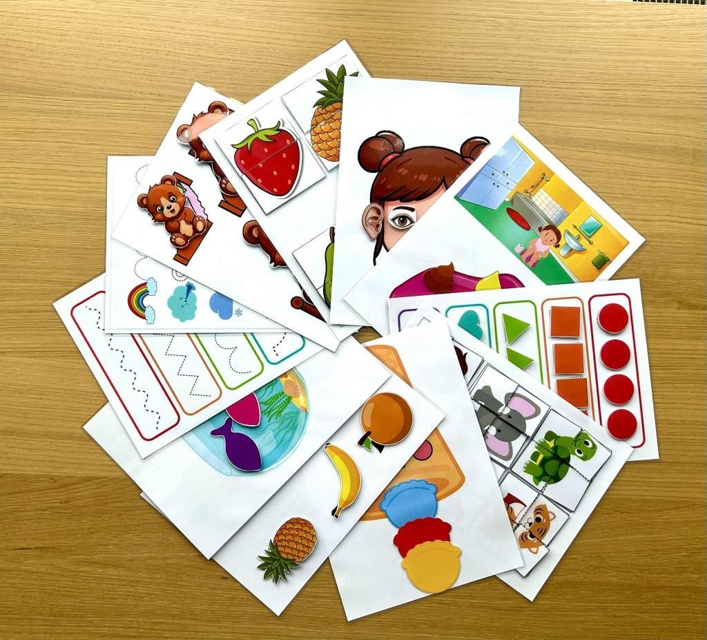 Pack éducatif 2-3 ans – Activités ludiques fait main, Enlèvement ou Envoi, Neuf, Puzzles