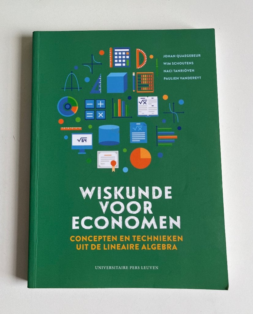 Wiskunde voor economen, Boeken, Studieboeken en Cursussen, Verzenden, Zo goed als nieuw, Hoger Onderwijs, Pelckmans