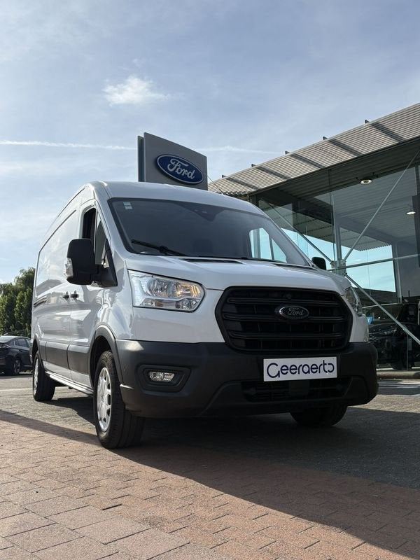 Ford Transit 350L L3H2 TD Trend RWD, Zwart, 4 cilinders, Wit, 130 pk