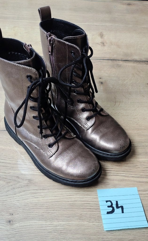 Botjes maat 34, Bottes, Enlèvement ou Envoi, Utilisé, Fille