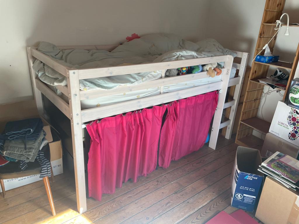 Lit à donner, Enlèvement, Utilisé, Lit mi-hauteur mezzanine