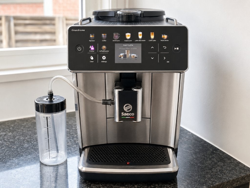Saeco GranAroma SM6585/00 Koffiezetapparaat, Ophalen, Afneembaar waterreservoir, Overige modellen, Zo goed als nieuw