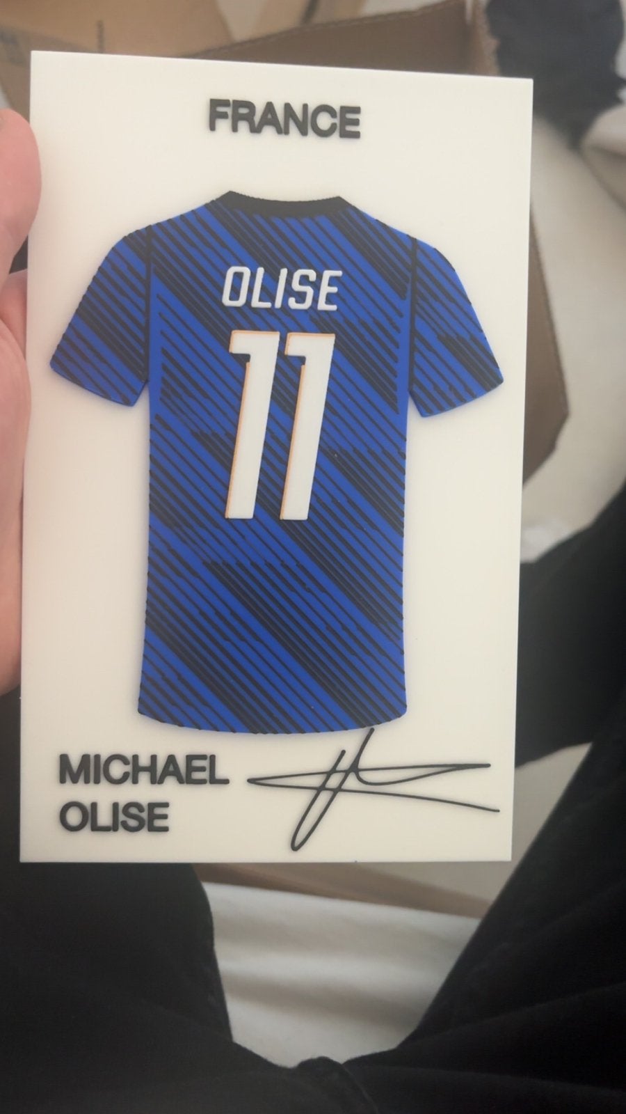 Olise voetbalplaatje, Ophalen of Verzenden, Zo goed als nieuw