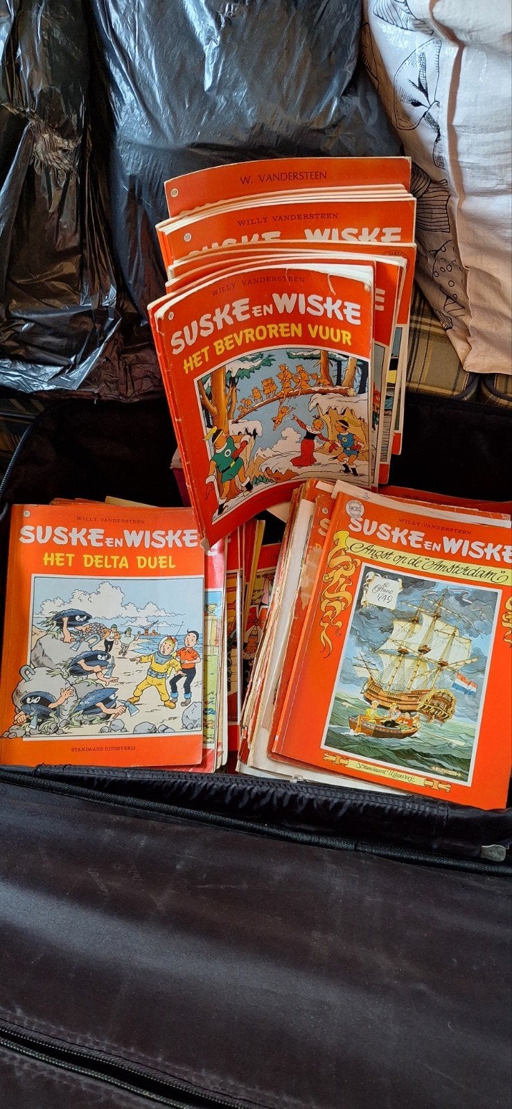 Suze en wieke, Boeken, Ophalen