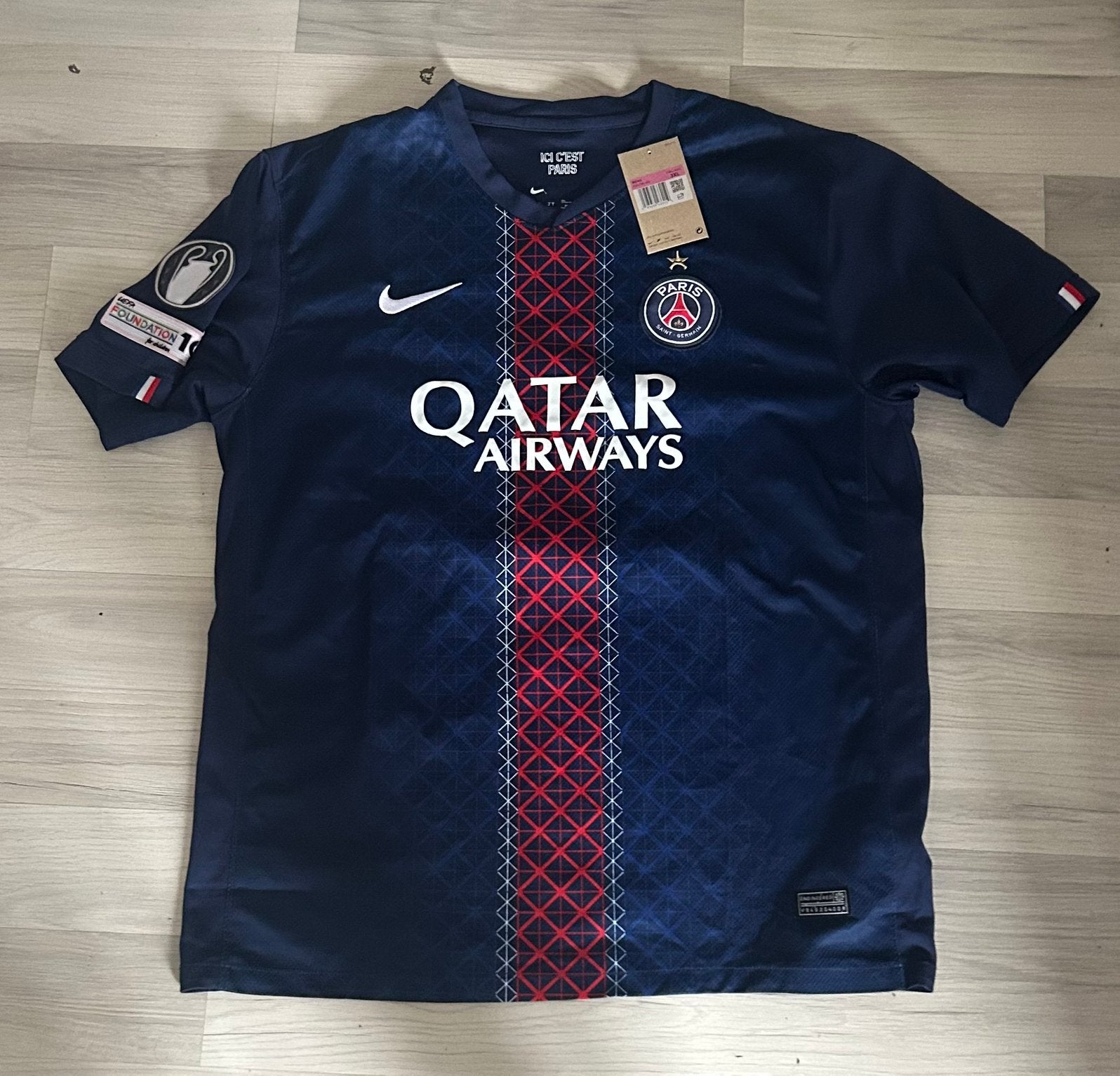 Psg shirt maat xxl ucl dembele, Ophalen, Zo goed als nieuw, Shirt