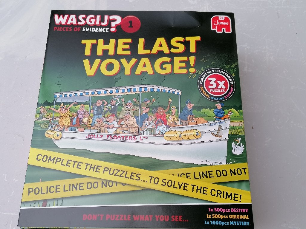 speciale wasgij 3 puzzels in 1 doos met mystery, Enlèvement ou Envoi, 500 à 1500 pièces, Comme neuf, Puzzle