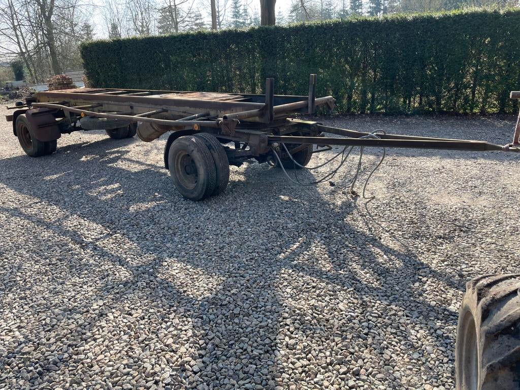 Schamelwagen  aanhanger containers 1970, Ophalen of Verzenden, Zo goed als nieuw