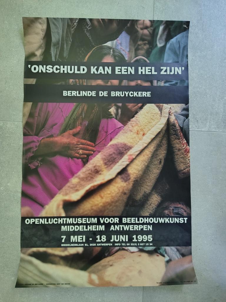 Affiche Berlinde De Bruyckere 1995, Ophalen of Verzenden