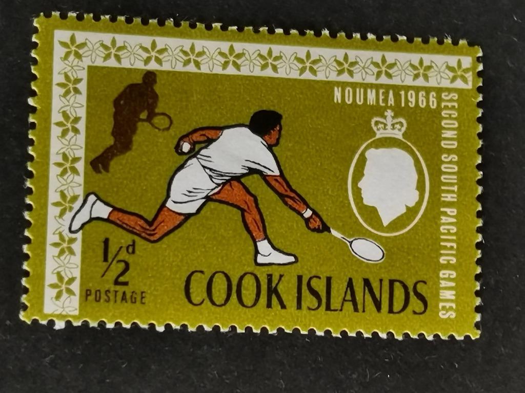 Îles Cook 1967 - sport - tennis **, Enlèvement ou Envoi, Non oblitéré