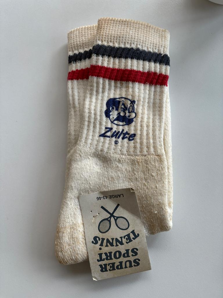 Kiekeboe tennissokken Zulte, Verzamelen, Ophalen of Verzenden, Zo goed als nieuw, Kleding