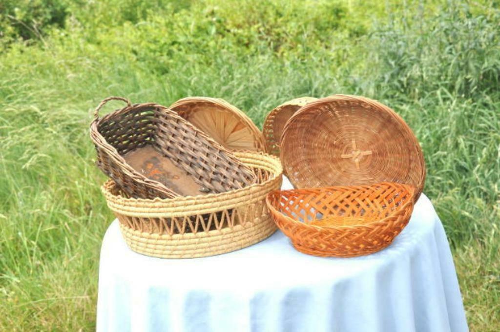 §lot de 6 paniers, Enlèvement ou Envoi, Osier, Autres formes, Panier