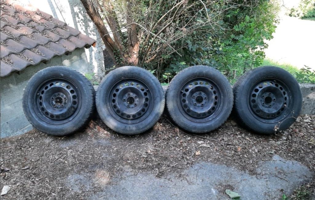 4 jantes acier 15 pouces Mercedes classe A, Enlèvement, Utilisé, Mercedes-Benz