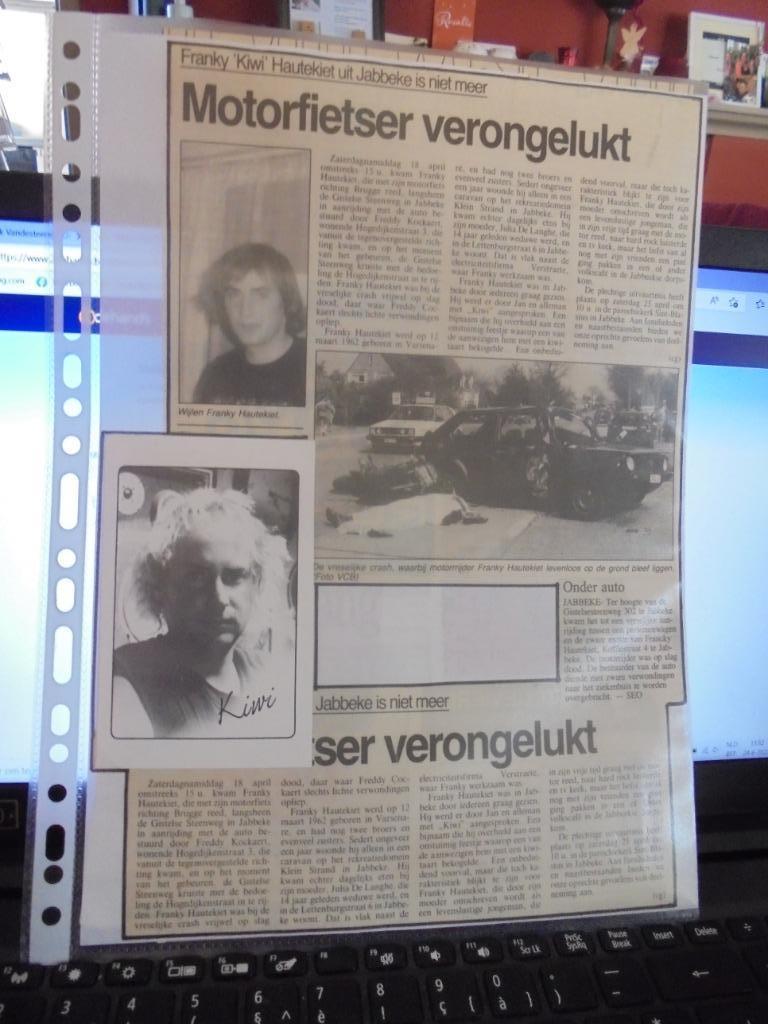 dp Franky Hautekiet, Ophalen of Verzenden, Bidprentje