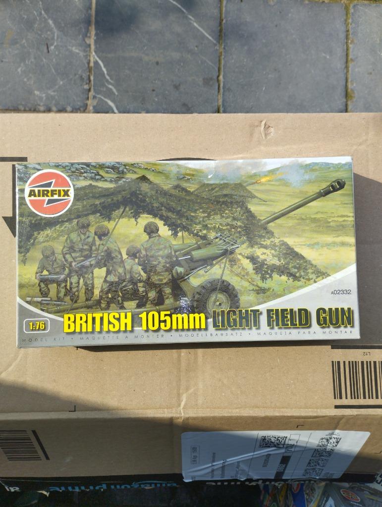 BRITISH 105mm FIELD GUN airfix 02332, Hobby en Vrije tijd, Modelbouw | Figuren en Diorama's, Ophalen of Verzenden, Nieuw, 1:50 of kleiner