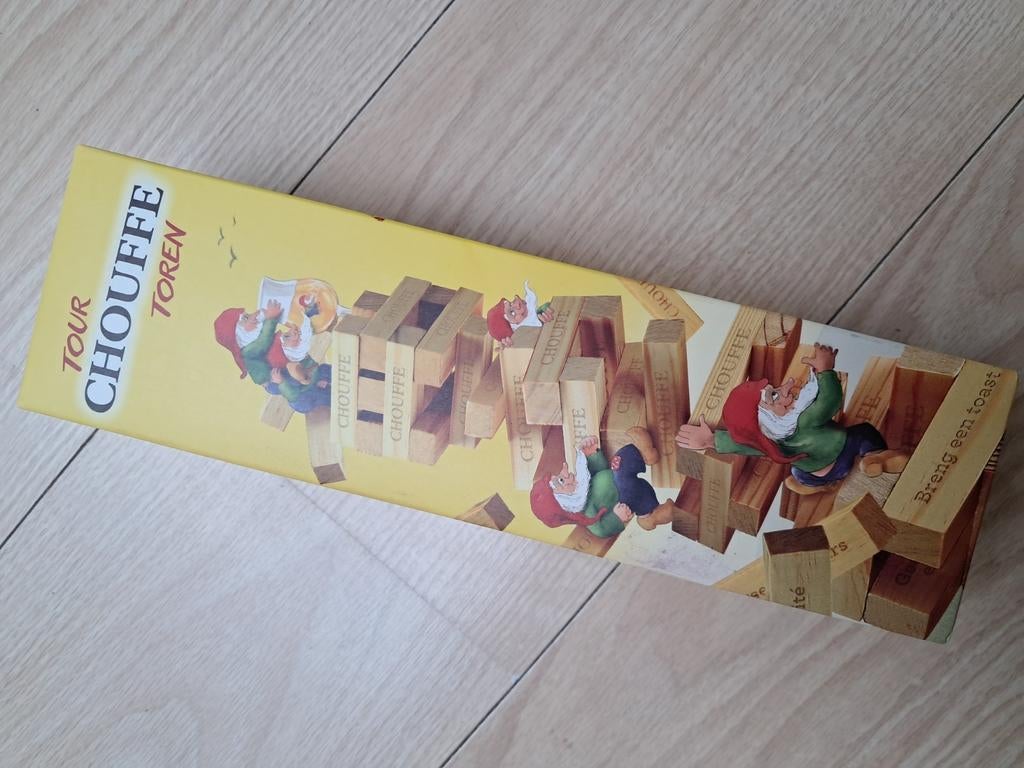 jenga chouffe toren, Enlèvement, Neuf