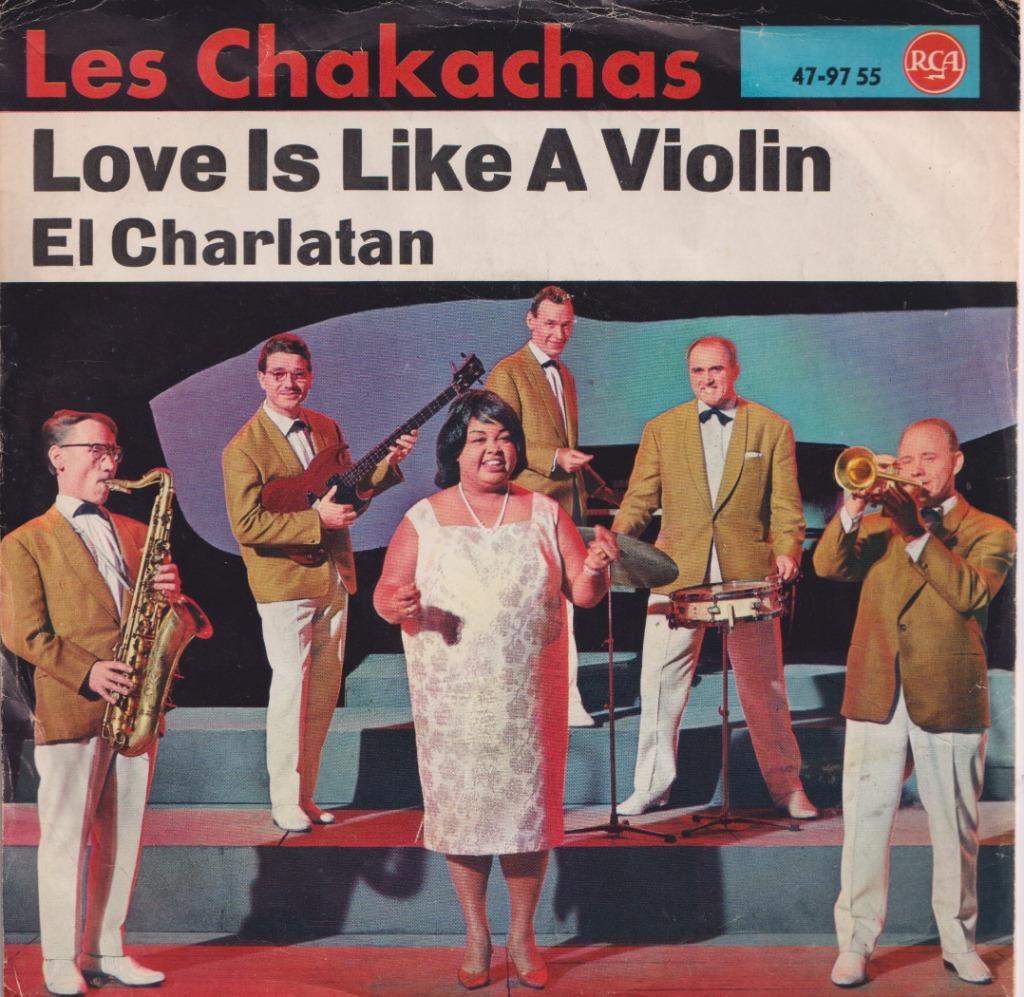 Les Chakachas – Love is like a violin / El Charlatan – Singl, Cd's en Dvd's, Vinyl Singles, Ophalen of Verzenden, Gebruikt, Wereldmuziek