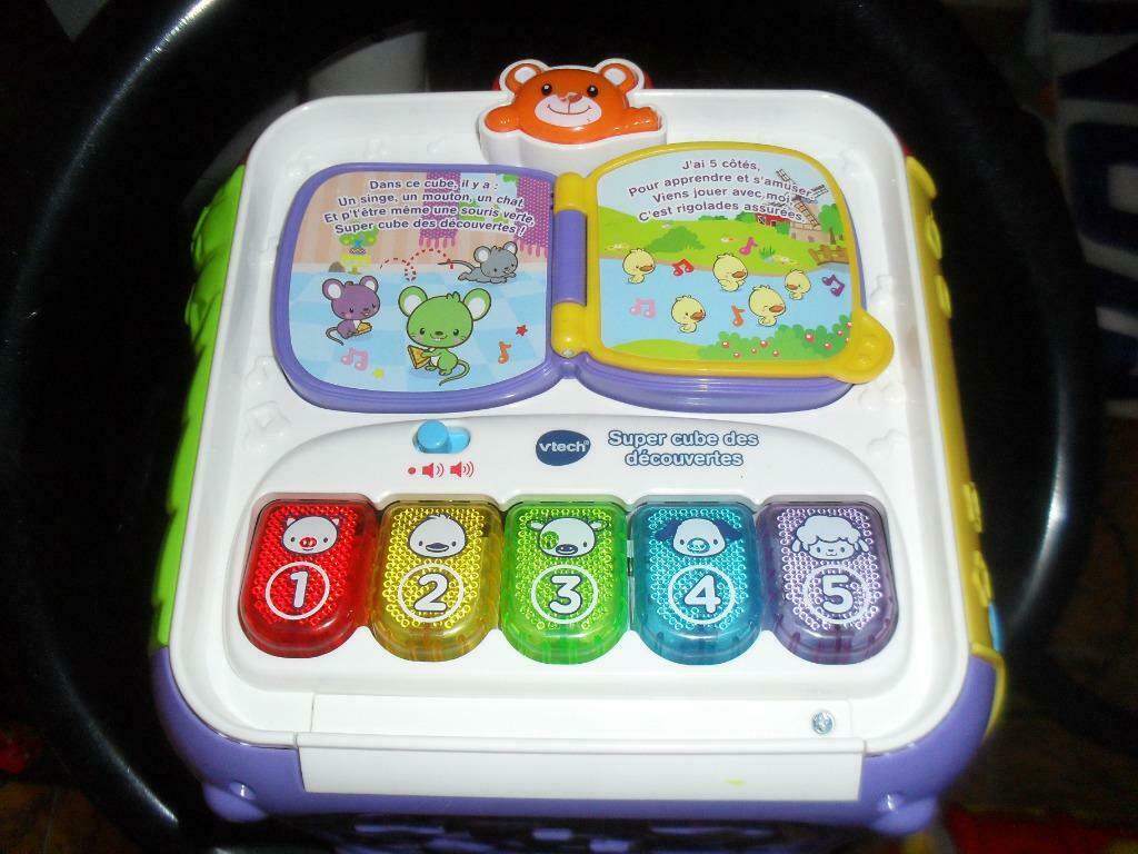 Superkubus van V-Tech-ontdekkingen, Kinderen en Baby's, Ophalen, Zo goed als nieuw, Taal en Lezen, Met licht