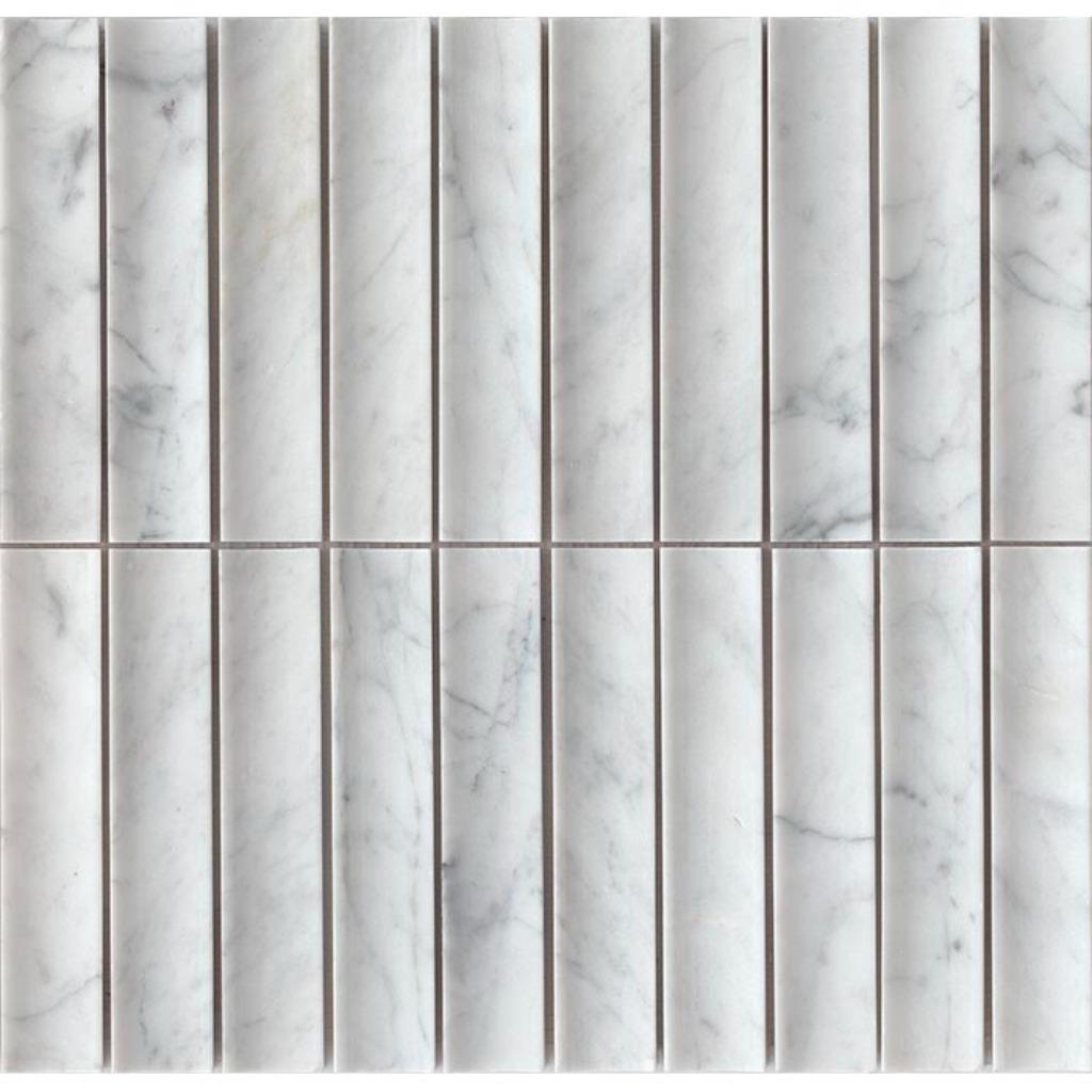 Mosaic Kit Kat Bianca Carrara C 150x6.5x10mm, Bricolage & Construction, Dalles & Carrelages, Neuf, Carrelage mural, Marbre, 20 à 40 cm
