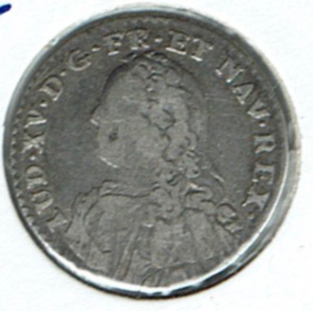 12 Sols (1/10 Ecu) zilver Louis XV Parijs Frankrijk, Verzenden, Frankrijk, Losse munt, Zilver