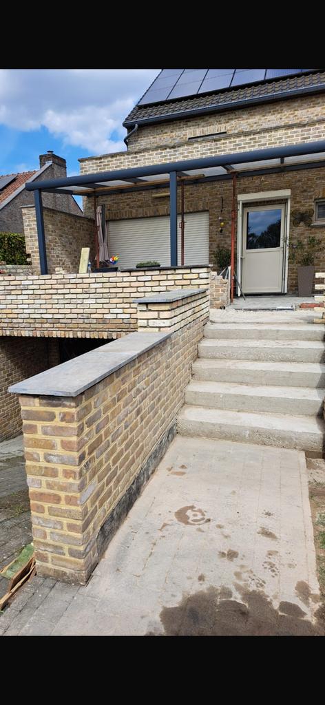 Veranda Aluminium 9m x 3m antraciet, Tuin en Terras, Overkappingen, Ophalen, Gebruikt, Veranda