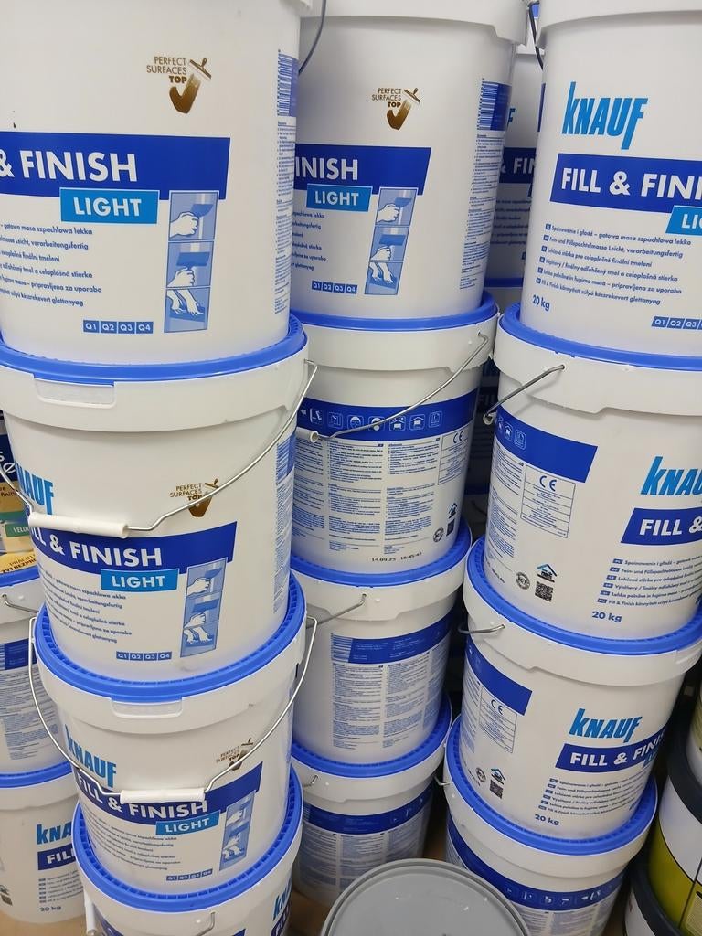 Knauf fill and finish 20 kg, Enlèvement
