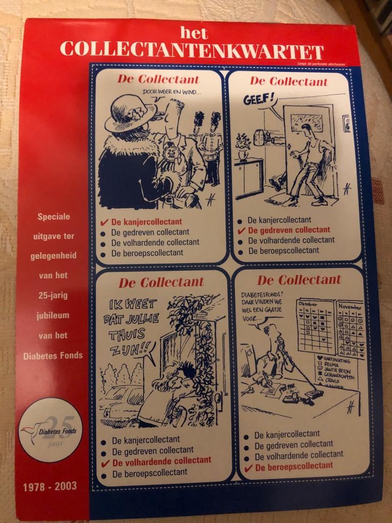 Diabetes Fonds collectanten kwartet 1978-2003 nieuw, Ophalen of Verzenden, Nieuw, Kwartet(ten)