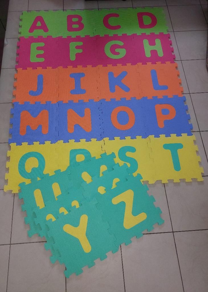 Puzzelmat ABC 24 stuks, Ophalen, Gebruikt