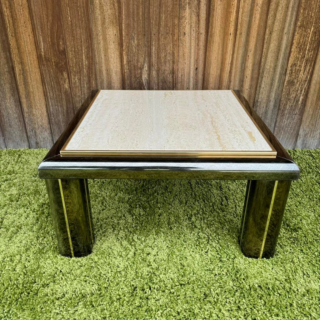 Fedam Travertin salontafel, Antiquités & Art, Antiquités | Meubles | Tables, Enlèvement ou Envoi