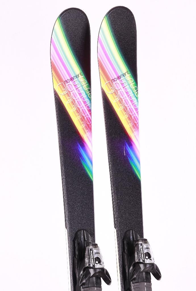 155 ski's MOVEMENT GLOSS, woodcore + Marker 12, Sport en Fitness, Skiën en Langlaufen, 140 tot 160 cm, Gebruikt, Ophalen of Verzenden