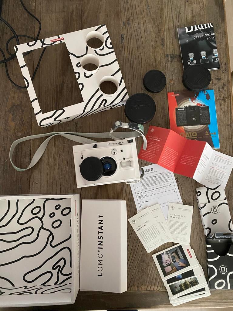 Lomo instant lomography met lenzen + handleiding, Enlèvement ou Envoi, Fuji