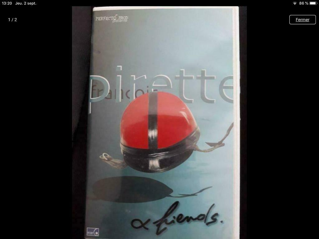 2 cassettes VHS de Francois’Pirette, Comme neuf