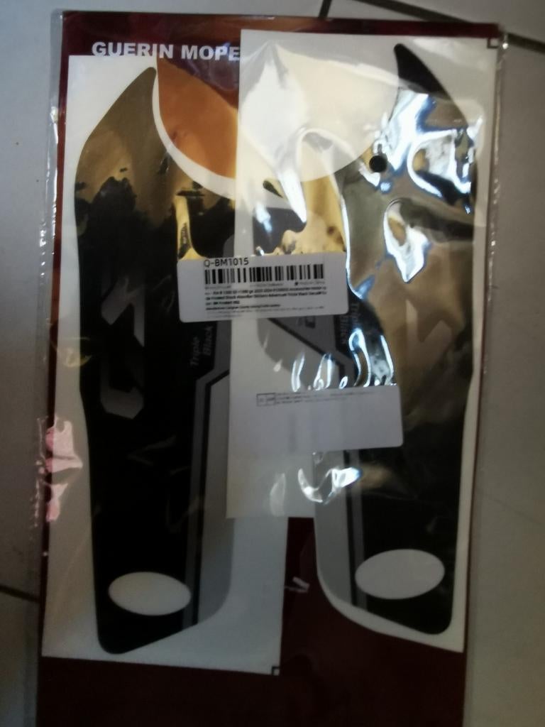 Protecteur design pour triple réservoir noir pour BMW GS 130, Motos, Enlèvement ou Envoi