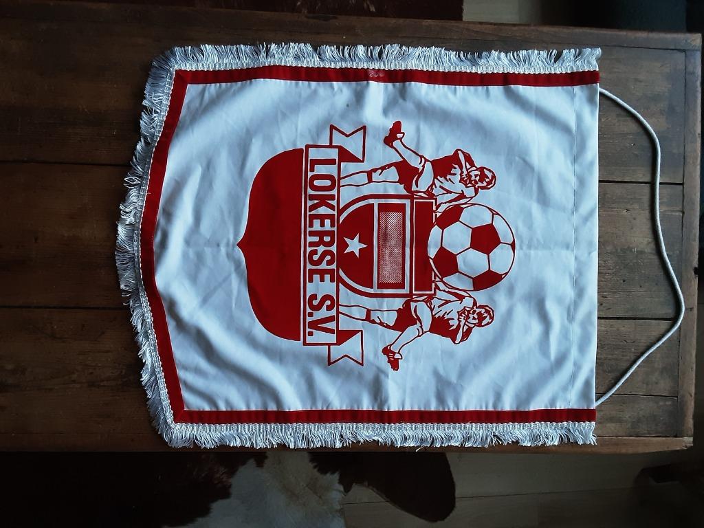 Vaandel Lokeren SV, Ophalen of Verzenden, Zo goed als nieuw, Vaantje of Sjaal