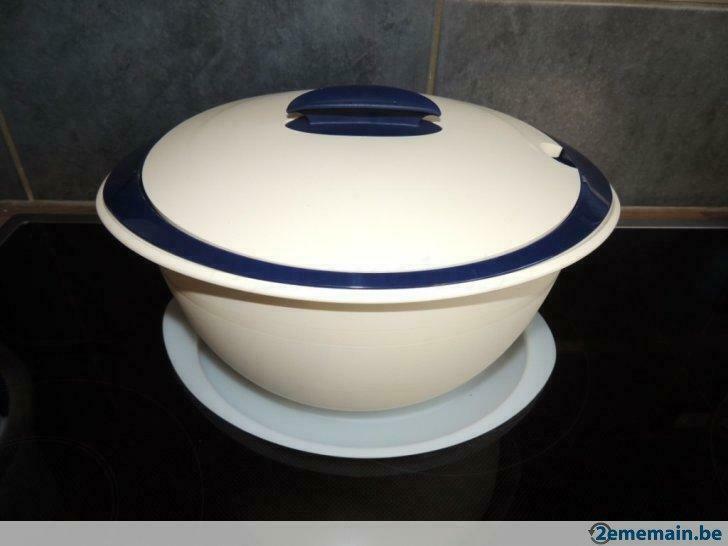 Tupperware plat à servir isotherme Thermo-Duo 3,5l, Gebruikt