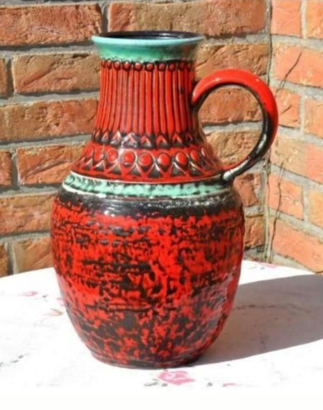 § vase cruche jasba année 50, Antiek en Kunst, Antiek | Keramiek en Aardewerk, Ophalen of Verzenden