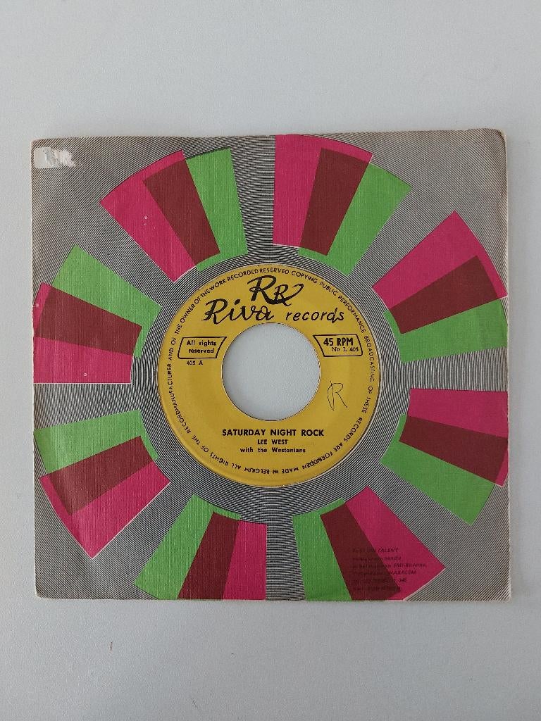 Lee West & The Westonians(Belpop)-Saturday Night Rock (1959), Ophalen of Verzenden, Rock en Metal