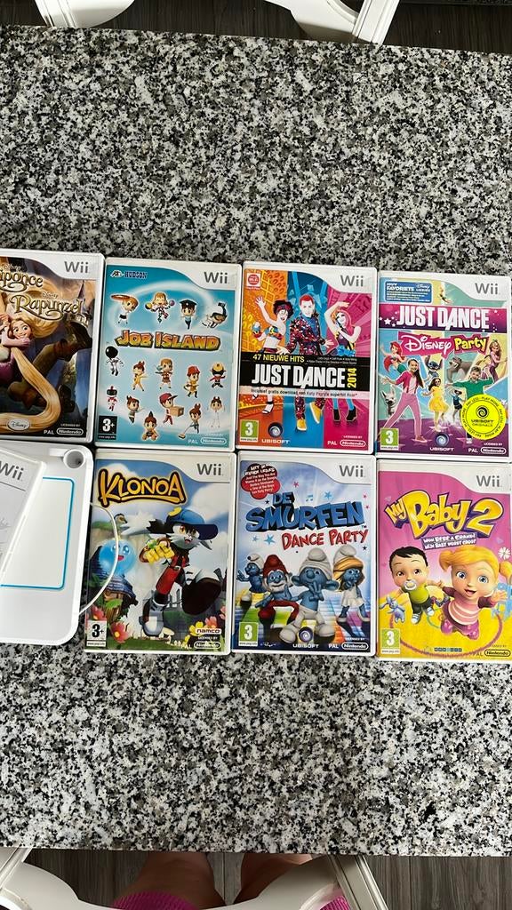 Wii spelletjes, Ophalen, Zo goed als nieuw