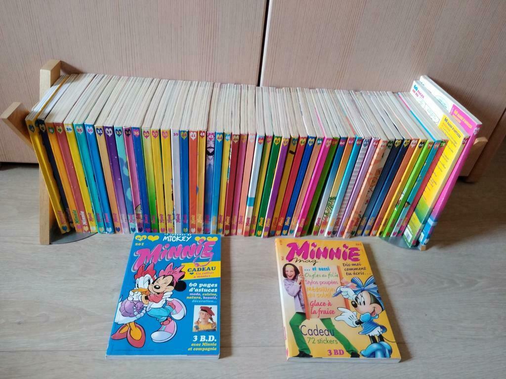 Lot de 52 magazines "Minnie Mag" en bon état, Collections, Enlèvement, 1980 à nos jours, Journal ou Magazine
