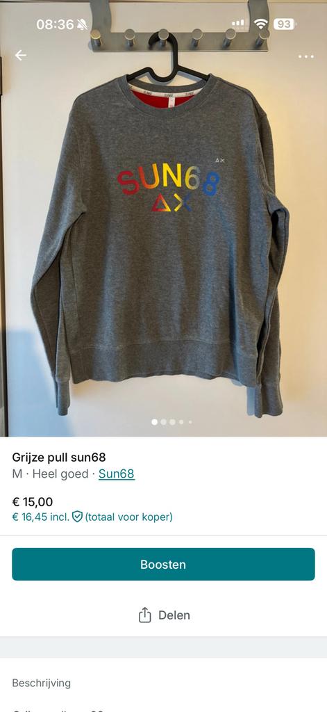 Pull sun68, Enlèvement ou Envoi, Comme neuf