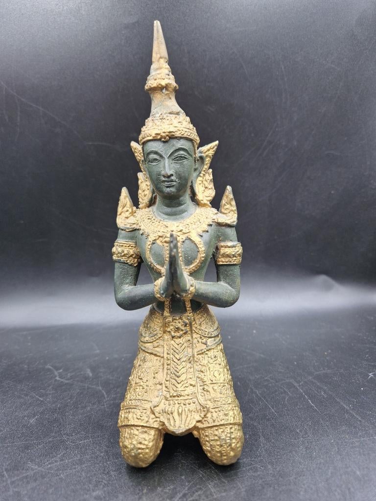 Thaise tempelwachter Boedha ( brons? ), Ophalen of Verzenden
