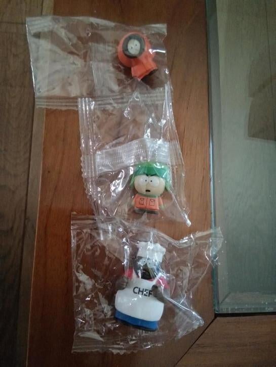 Mini-figurines SOUTHPARK Kenny, Kyle et Chef, Enlèvement ou Envoi, Neuf