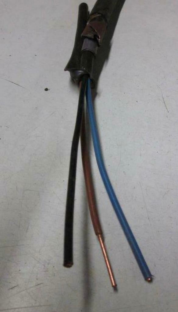 El. Kabel 3 geleiders, Ophalen, Nieuw