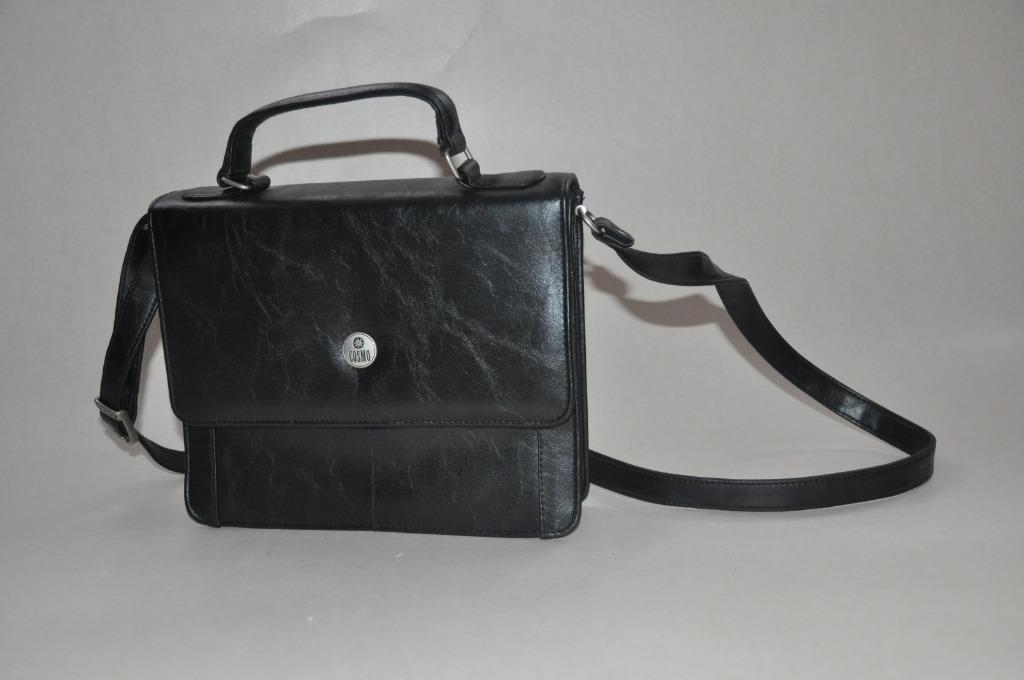 Kunstlederen zeer praktische zwarte tas, Ophalen of Verzenden, Zo goed als nieuw, Zwart, Handtas