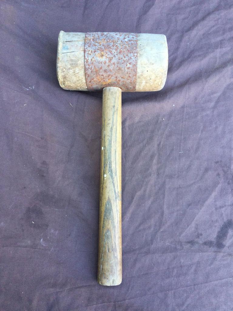 Houten hamer, Antiek en Kunst, Ophalen of Verzenden
