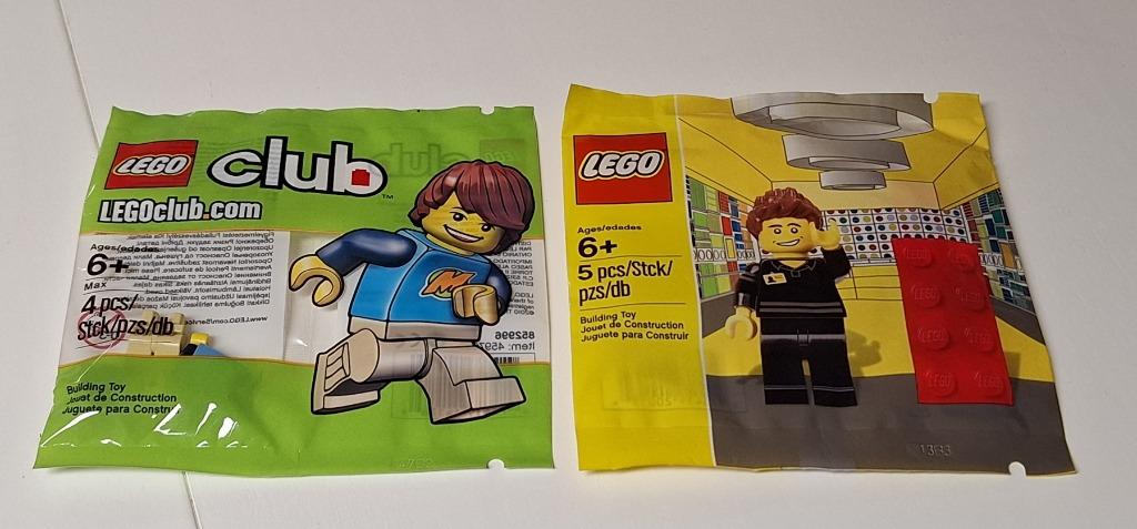 2 exclusieve Lego polybags (Store employee + Club Max), Ophalen of Verzenden, Nieuw, Complete set, Lego