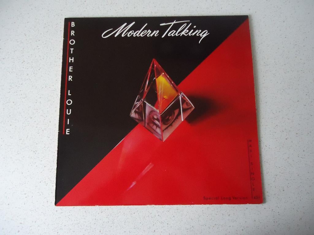 Maxi van "Modern Talking" Brother Louie anno 1986., Cd's en Dvd's, Vinyl | Pop, Ophalen of Verzenden, Zo goed als nieuw, 12 inch
