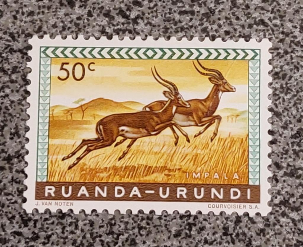 Postzegels Ruanda-Urundi OBP 208**, Ophalen of Verzenden, Postfris